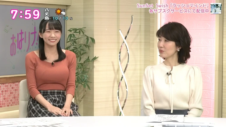 セクシー女　お天気　お姉さん